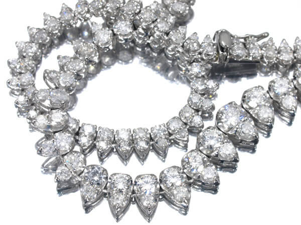 ダイヤモンド7.0ct　プラチナネックレス