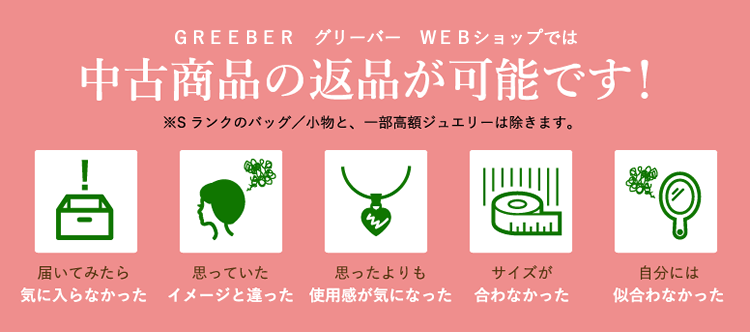 届いてみたら気に入らなかった、思っていたイメージと違った、思ったよりも使用感が気になった、サイズが合わなかった、自分には似合わなかった