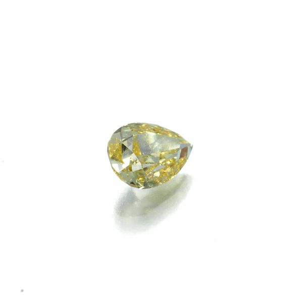 FANCY INTENSE YELLOW　ダイヤ ダイヤモンド 0.106ct VS2 ルース 裸石 ソーティング
