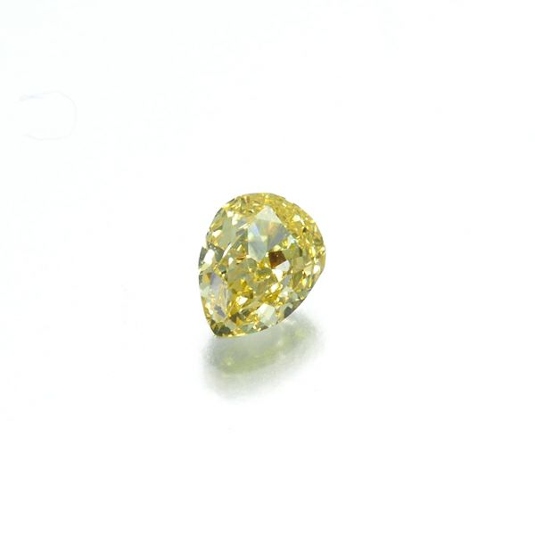 FANCY INTENSE YELLOW ダイヤ ダイヤモンド 0.124ct VS2 ルース 裸石 ソーティング