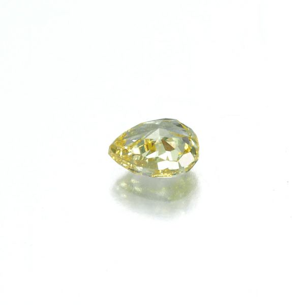 FANCY INTENSE YELLOW ダイヤ ダイヤモンド 0.124ct VS2 ルース 裸石 ソーティング