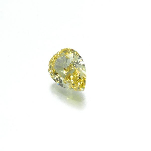 FANCY INTENSE YELLOW ダイヤ ダイヤモンド 0.123ct VS2 ルース 裸石 ソーティング