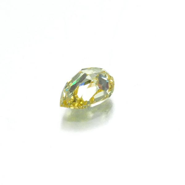 FANCY INTENSE YELLOW ダイヤ ダイヤモンド 0.137ct VS2 ルース 裸石 ソーティング