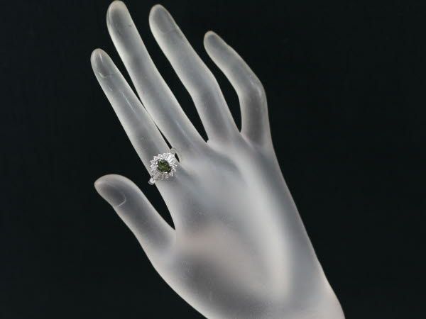 アレキサンドライト 1.15ct ダイヤ ダイヤモンド 0.55ct リング Pt900 