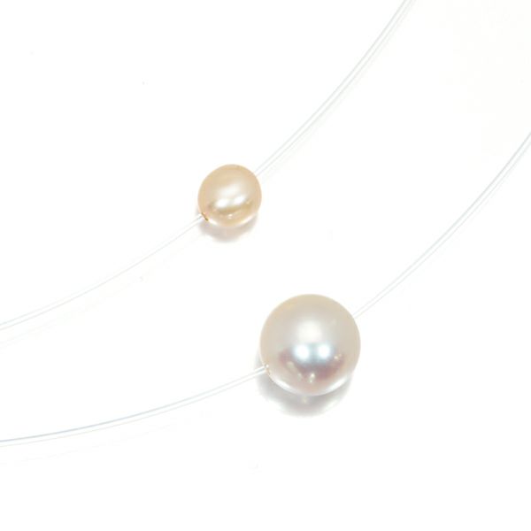 TASAKI タサキ ネックレス アコヤ真珠 淡水真珠 パール 4.2/7.0mm  K18WG/ワイヤー