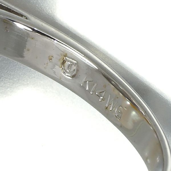 TASAKI タサキ リング  アコヤ真珠 パール 5.8-6.5mm サファイア 12号 K14WG 