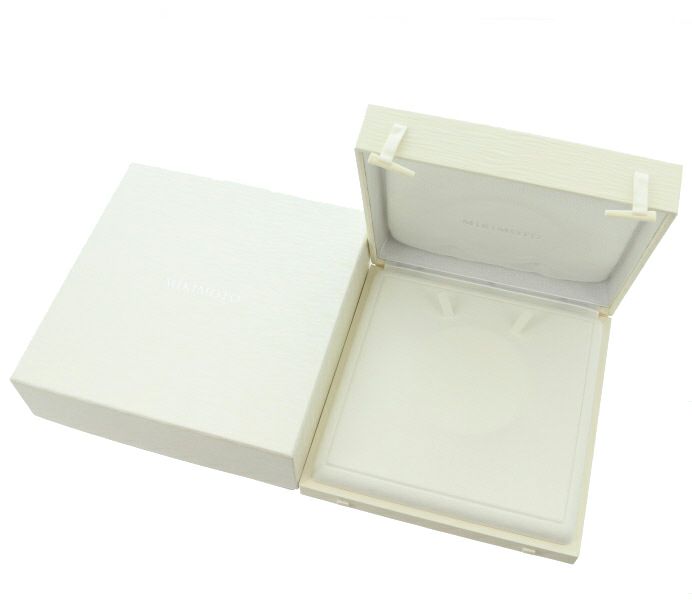 ミキモト PUREMIUM ネックレス パール 真珠 8.0-8.5mm プレミアム K18WG 箱