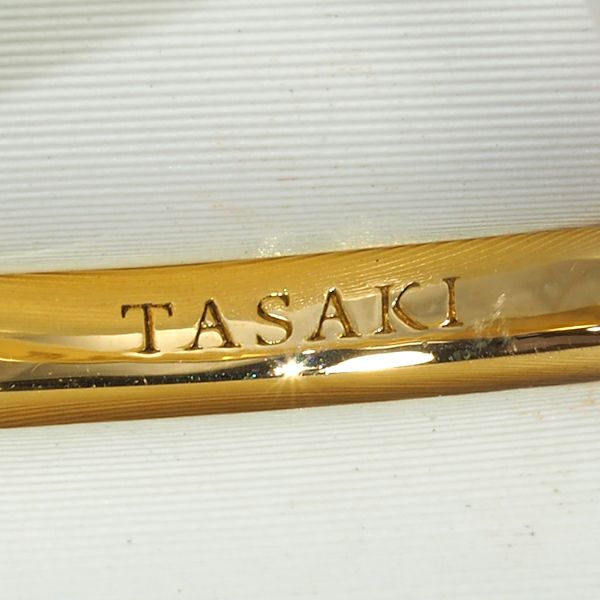 タサキ リング パール 真珠 8.0mm ダイヤ ア ファイン バランス 15号 K18YG 