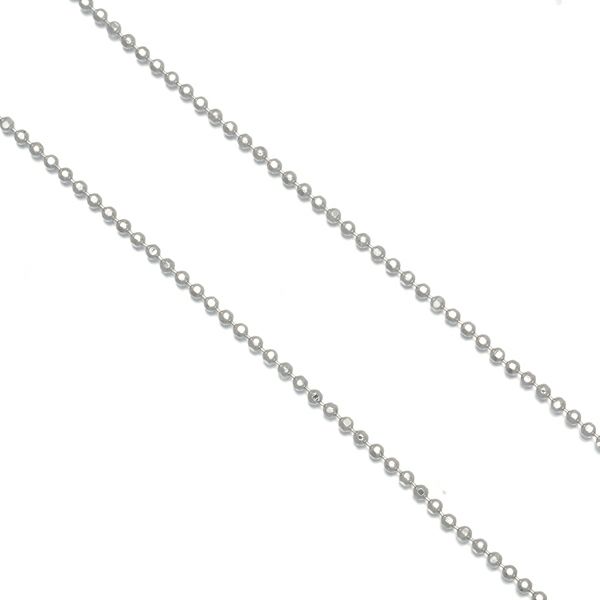 カットボール チェーンネックレス 39cm Pt850