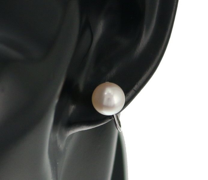 パール アコヤ真珠 8.0-8.5mm 3点セット ネックレス/イヤリング シルバー925/シルバー/合金 