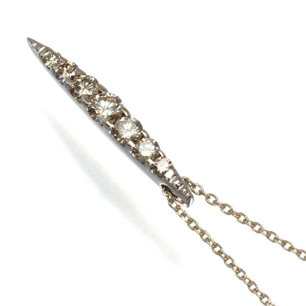 カシケイ ネックレス ダイヤ 0.50ct ネイキッド  K18BG 