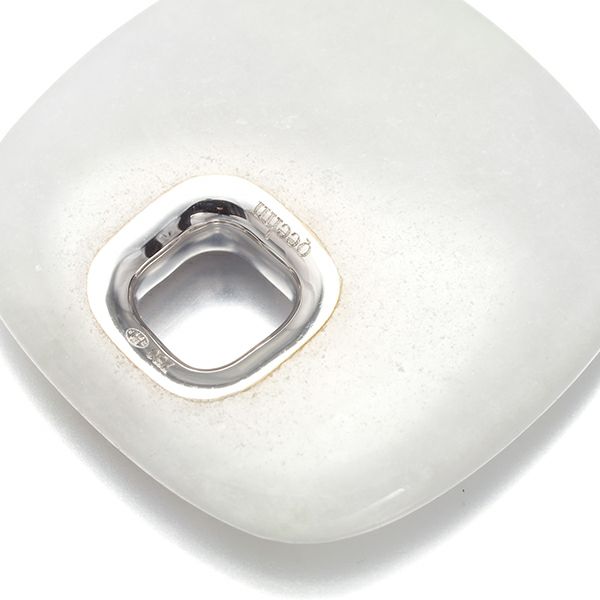キーリン ペンダントトップ 白翡翠   K18WG 
