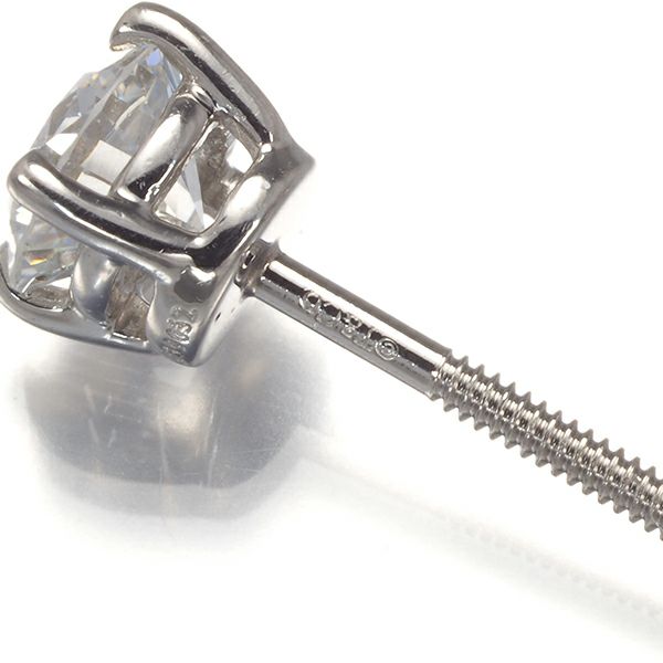 ティファニー ピアス ダイヤ 0.35ct/0.35ct程 ソリティア  Pt950 