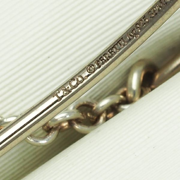ティファニー ピアス ダイヤ 0.05/0.05ct バイザヤード ドロップ フック シルバー 925 