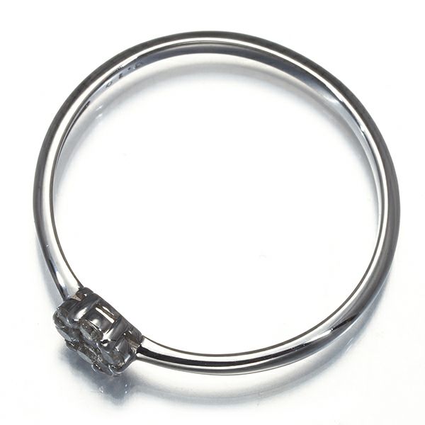 ダイヤ 0.10ct  フラワー リング K18WG 