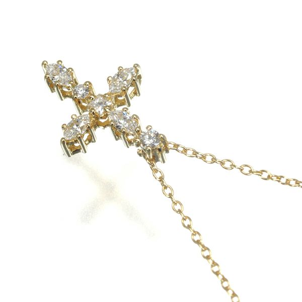 アーカー ネックレス ダイヤ 0.14ct NNクロス  K18YG 