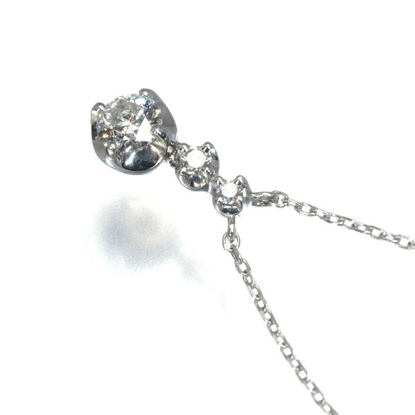 ヴァンドーム ネックレス ダイヤ 0.197ct/0.03ct 3P  Pt950/Pt850 