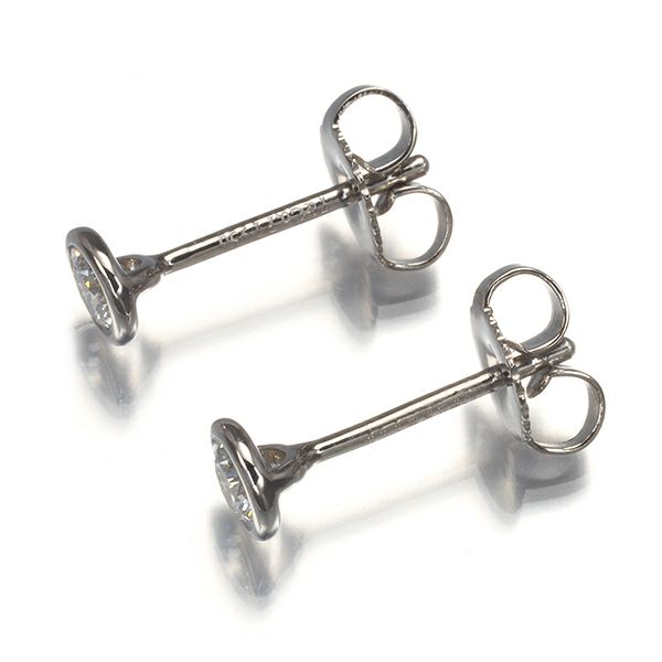 ティファニー ピアス ダイヤ 0.14ct/0.14ct程 バイザヤード  Pt950 