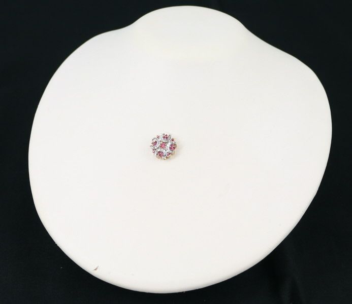 ルビー 0.15ct スピネル 0.10ct ダイヤ 0.18ct   ペンダントトップ K18