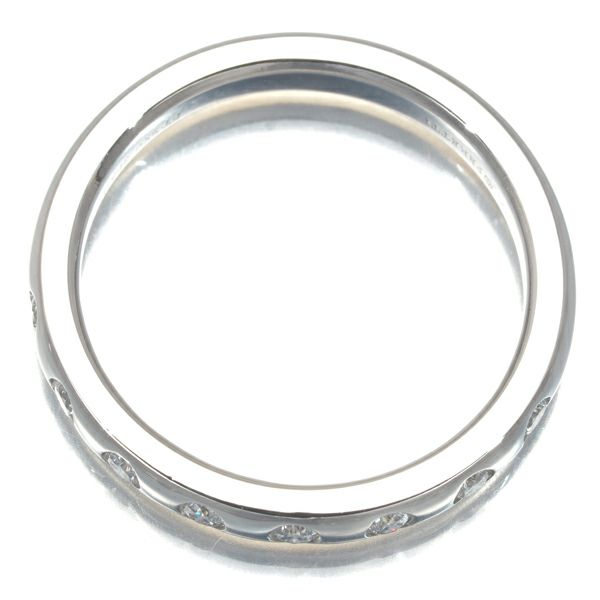 ティファニー リング ダイヤ スタッキングバンド ウェディング 8P 10号 Pt950 