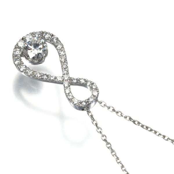 スタージュエリー ネックレス ダイヤ 0.40ct   Pt950 