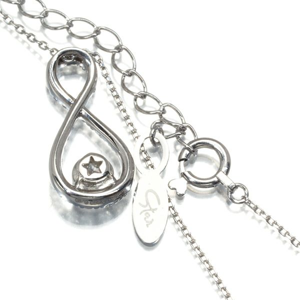 スタージュエリー ネックレス ダイヤ 0.40ct   Pt950 