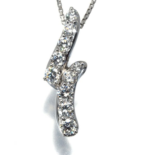 ブルーリバー ネックレス ダイヤ 0.50ct   Pt900 