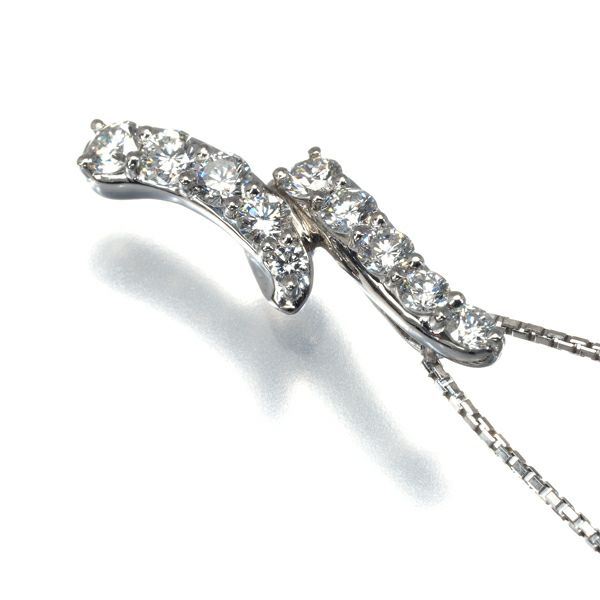 ブルーリバー ネックレス ダイヤ 0.50ct   Pt900 