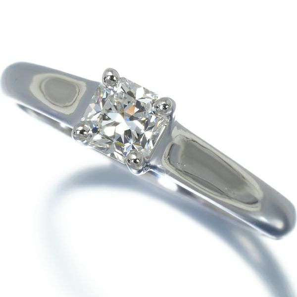 ティファニー ダイヤリング ダイヤモンド 0.43ct H VVS1 EX ルシダ ソリティア Pt950 鑑