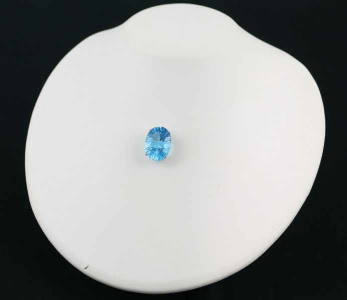 GSTV ペンダントトップ トパーズ 17.00ct 特殊カット Pt950 