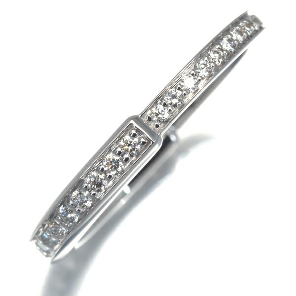 ティファニー リング ダイヤ 0.36ct ロック 12.5号 K18WG 