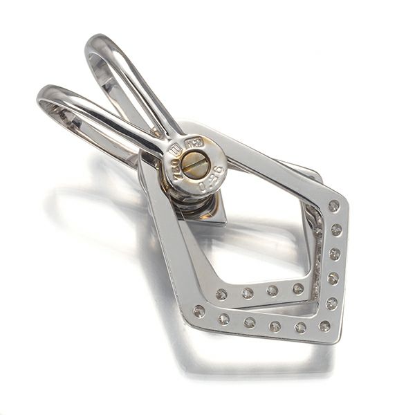 ウォルサム ペンダントトップ ダイヤ 0.36ct スウィング  K18WG 
