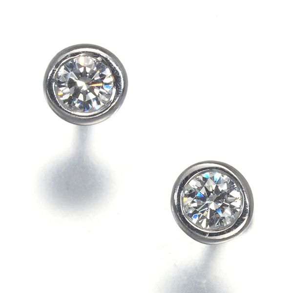 ティファニー ピアス ダイヤ　0.05ct/0.05ct程 バイザヤード  Pt950 