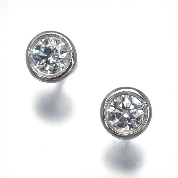 ティファニー ピアス ダイヤ 0.14ct/0.14ct程 バイザヤード  Pt950 