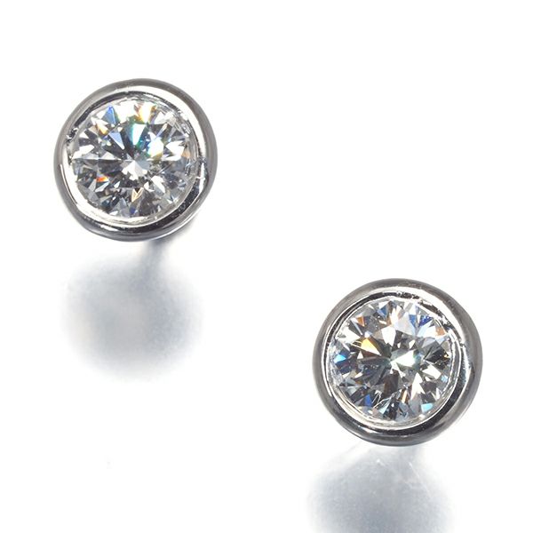 ティファニー ピアス ダイヤ 0.18ct/0.18ct程 バイザヤード  Pt950 
