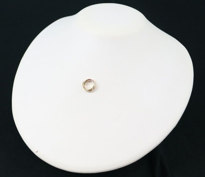カルティエ トリニティペンダントトップ  スリーカラー K18YG/WG/PG 