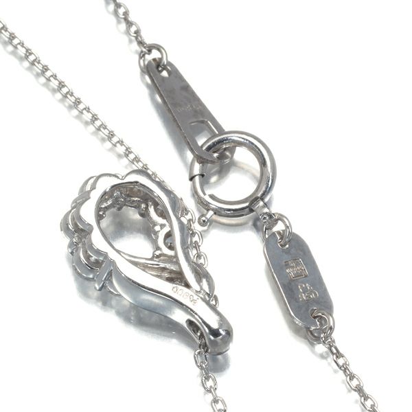ロイヤルアッシャー ネックレス ダイヤ 0.41ct   Pt900/Pt850 