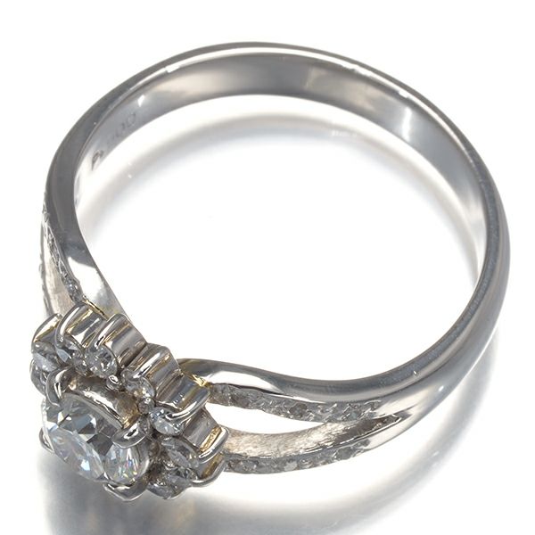ダイヤ 0.51ct/0.24ct/0.07ct フラワー  リング Pt900 