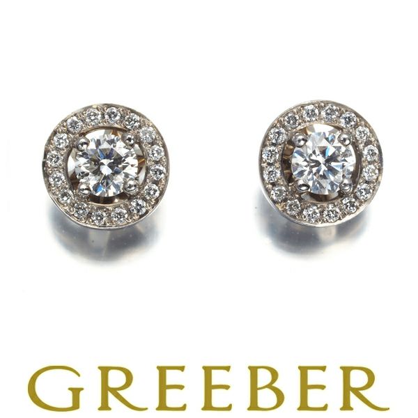 フォーエバーマーク ピアス ダイヤ 0.19ct/0.19ct センターオブマイユニバース Pt900 保