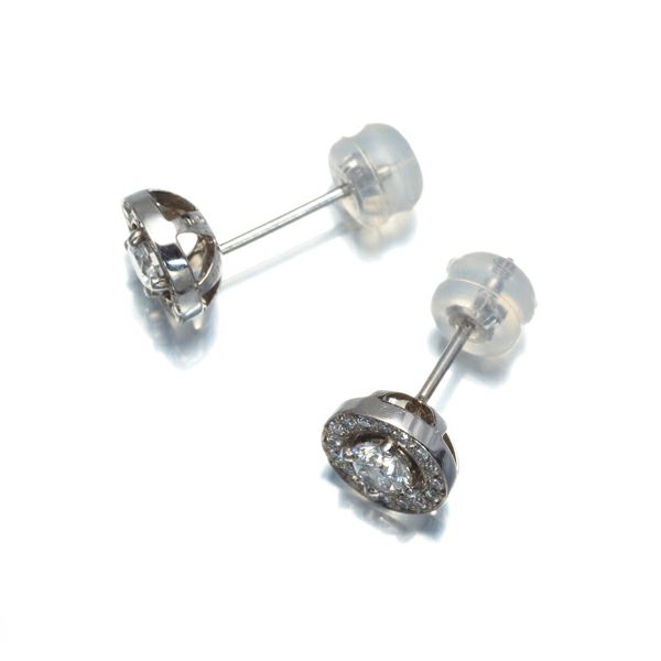 フォーエバーマーク ピアス ダイヤ 0.19ct/0.19ct センターオブマイユニバース Pt900 保