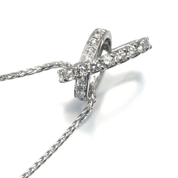 ブルーリバー ネックレス ダイヤ 0.40ct   Pt900/Pt850