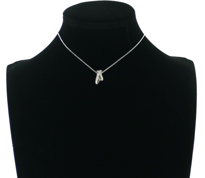 ブルーリバー ネックレス ダイヤ 0.40ct   Pt900/Pt850