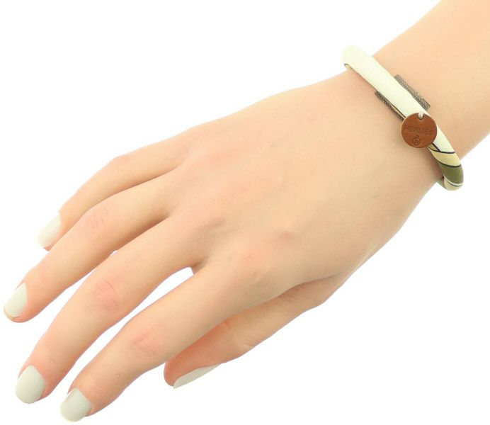 エルメス ブレスレット  プティ アッシュ  シルク/レザー