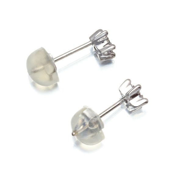 スタージュエリー ピアス ダイヤ 0.05ct/0.05ct 一粒 K18WG 