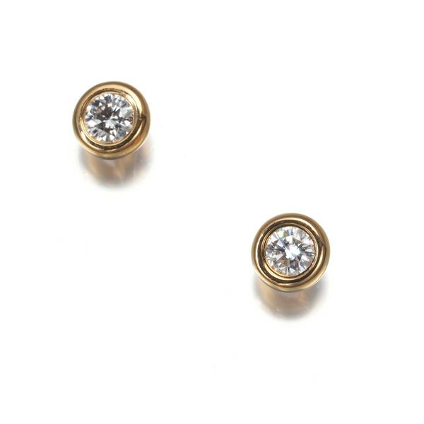 ティファニー ピアス ダイヤ 0.08ct/0.08ct程 バイザヤード K18PG 