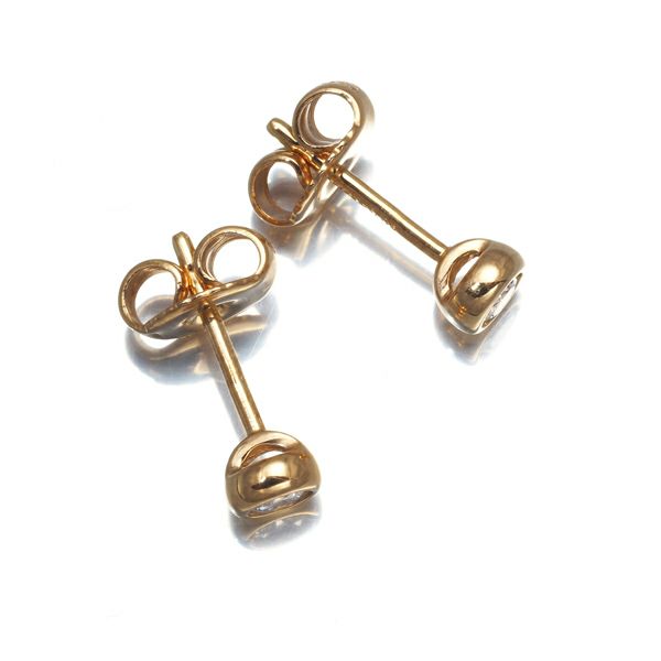 ティファニー ピアス ダイヤ 0.08ct/0.08ct程 バイザヤード K18PG 