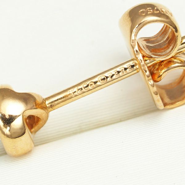 ティファニー ピアス ダイヤ 0.08ct/0.08ct程 バイザヤード K18PG 