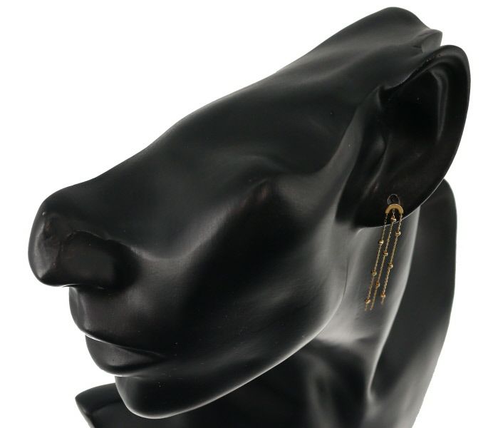 アーカー ピアス ルクールプチ チェーン K18YG 
