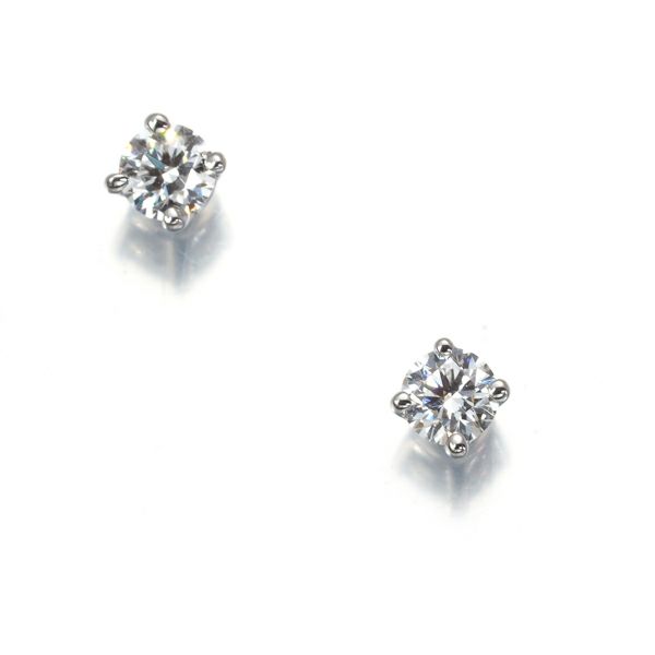 ティファニー ピアス ダイヤ 0.11ct/0.11ct程 ソリティア Pt950 