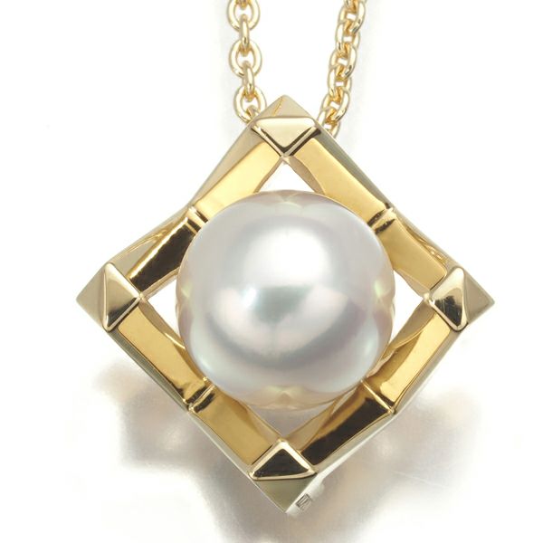 ミキモト ネックレス アコヤ真珠 7.6mm M Collection  K18YG 